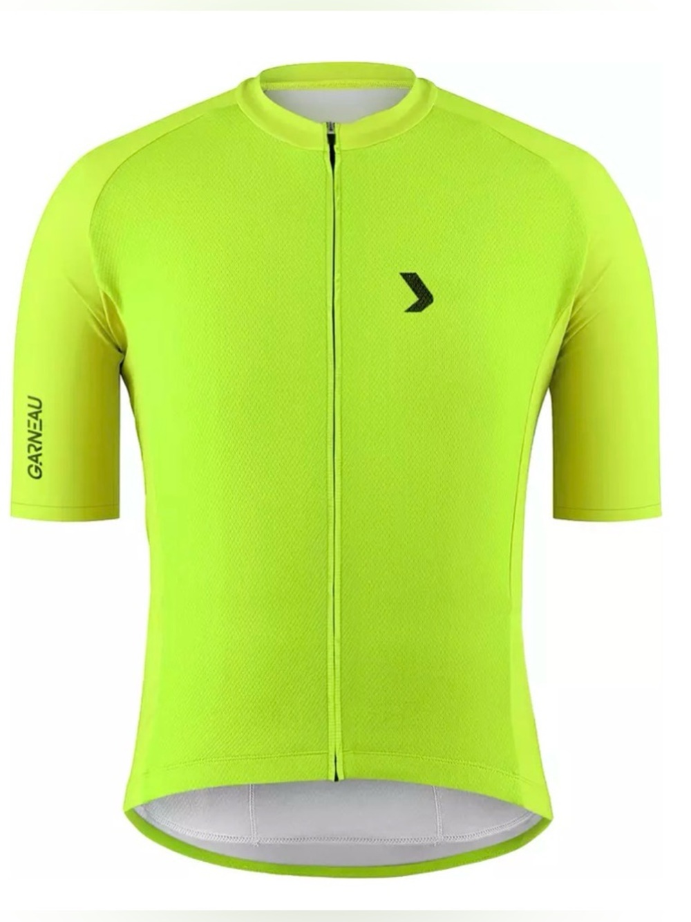 Garneau Men’s Short-Sleeve Cycling Jersey in Neon Yellow size L